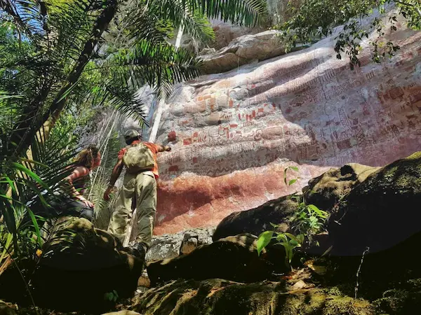 Voyage hors des sentiers battus en Colombie - peintures rupestres