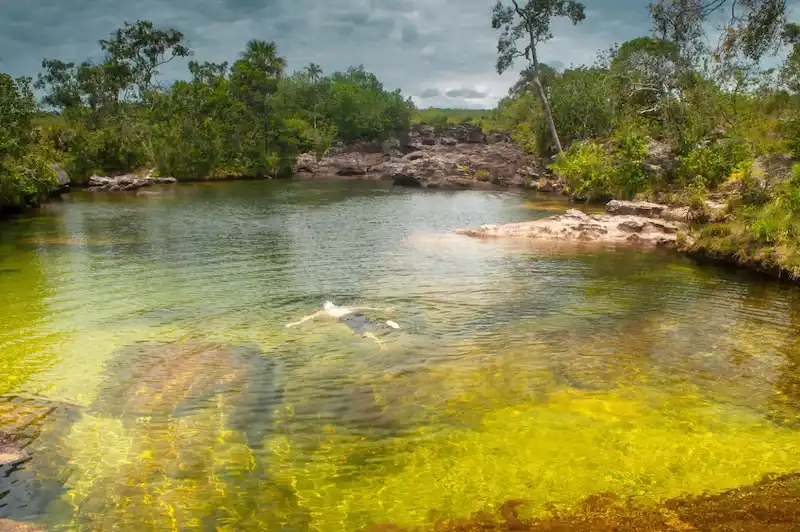 Cano cristales baignade Cano cristales baignade